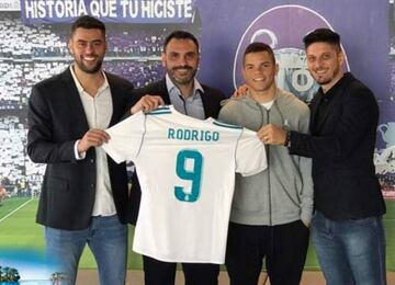 Rodrigo Rodrigues cuando fichó por el Real Madrid.