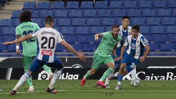28/06/20 PARTIDO PRIMERA DIVISION CORONAVIRUS COVID19 ESPANYOL - REAL MADRID HAZARD VICTOR GOMEZ PEREZ