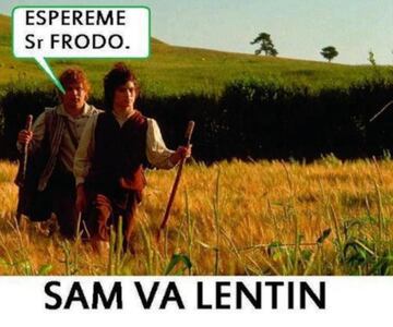 Los mejores memes de Sam va lentín