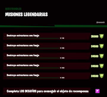 Fortnite Temporada 6: misi&oacute;n legendaria de la Semana 8