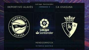 Resumen y goles del Osasuna vs. Alavés de LaLiga Santander