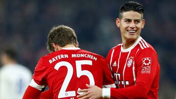 James Rodríguez y Bayern Múnich podrían igualar el récord de Guardiola en 2014, cuando el equipo ganó la Bundesliga con 7 fechas de anticipación