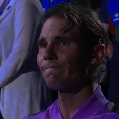 La grada entera coreó su nombre y Nadal se derrumbó: el momento más especial del torneo