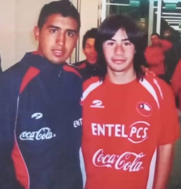 Arturo Vidal y Robert Méndez en la Roja.