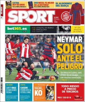 Portadas de la prensa mundial