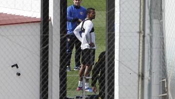 Luis Nani, en el Antonio Puchades, la semana pasada.