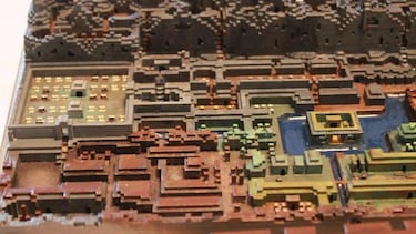 Recrean con impresora 3D el mapa original de The Legend of Zelda