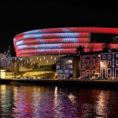 San Mamés, en el aire