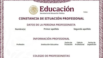 Cómo descargar gratis la Constancia de Situación Profesional de la SEP
