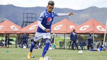 Uribe, principal novedad de Millonarios ante Once Caldas