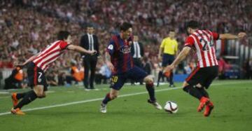 Messi abrió el marcador. 0-1.