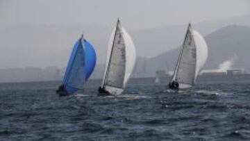 Una imagen de la etapa del viernes. La del sábado no se pudo disputar por falta de viento.