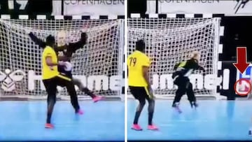 El incre赤ble penalti a lo Roberto Carlos: la pelota bot車 1 metro fuera y el efecto la meti車