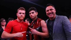 Canelo &Aacute;lvarez, Ryan Garc&iacute;a y &Oacute;scar de la Hoya.