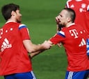 La discusión entre Ribery y Xabi Alonso