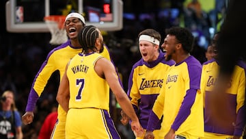 Ahead of their game against the Boston Celtics, the Los Angeles Lakers kept their winning streak going thanks to one less heralded player.