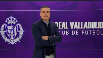 Miguel Ángel Gómez, director deportivo, durante su etapa en el Real Valladolid.