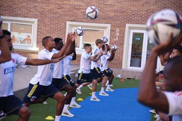 El equipo diridigo por Reinaldo Rueda tuvo jornada de recuperación este jueves luego de los amistosos ante Junior y Real Cartagena. Hoy viajará a Estados Unidos para el amistoso con Honduras. 