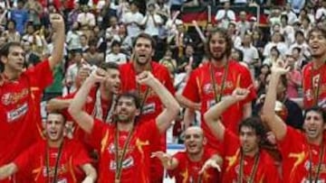 <b>CAMPEONES DEL MUNDO.</B> La Selección española de baloncesto hizo historia al ganar el último Mundial.