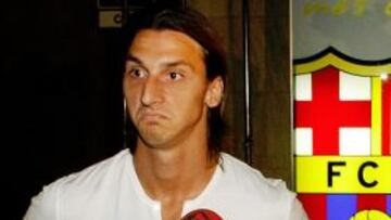 <b>DESPEDIDA. </b>Ibrahimovic se marcha por la puerta de atrás.