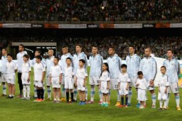 Las imágenes del amistoso Brasil-Argentina