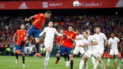 España reclamó penalti de Pickford a Rodrigo Moreno y roja