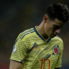 James Rodríguez, otra vez ausente para Eliminatorias con Colombia