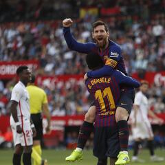 Dembélé recuerda a Messi con cariño