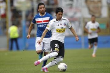 D&eacute;cimoquinta fecha. S&aacute;bado 18 de abril. Mediod&iacute;a en el Monumental para un pleito que podr&iacute;a ser clave en la definici&oacute;n del t&iacute;tulo. Colo Colo recibe a Universidad Cat&oacute;lica.