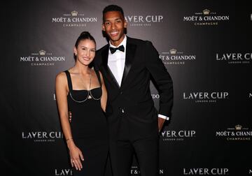 Felix Auger-Aliassime y Nina Ghaibi.