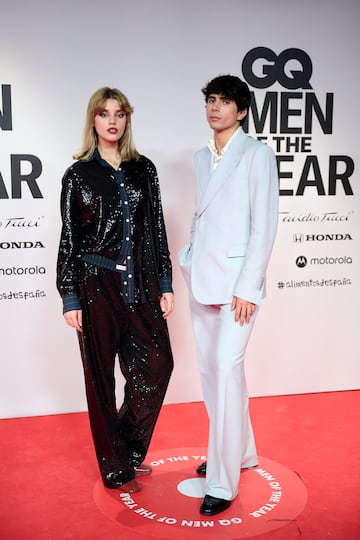 La Pija y la Quinqui attend en la alfombra roja de la gala de los premios GQ Hombres del Año 2023.