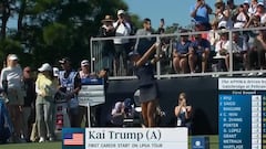 Trump’s granddaughter Kai makes LPGA debut, striking down the fairway