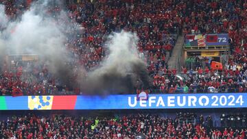 Las multas en la Eurocopa no cesan: 37.000 euros a Albania por los incidentes ante Italia