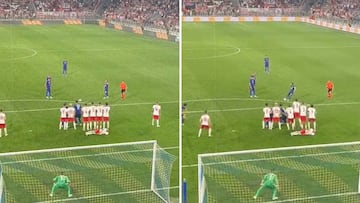 Watch: Modric’s mind-blowing free kick viewed from the stands