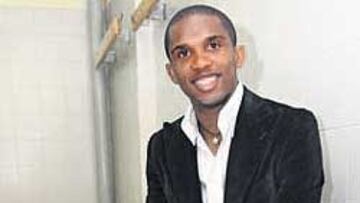 <b>PREPARADO. </b>Samuel Etoo quiere volver al vestuario blaugrana.