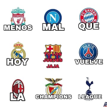 El Real Madrid-Elche y la Champions, unidos por los memes 