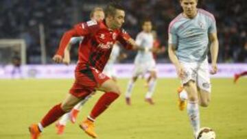 Iago Aspas, con el Sevilla ante el Celta.
