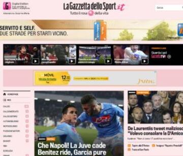 Portadas de la prensa extranjera