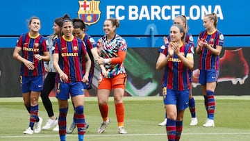 Jugadoras del Bar&ccedil;a.