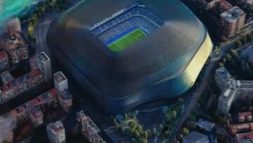 El nuevo Bernabéu en el videojuego EA FC25.
