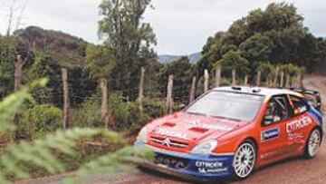 <b>LEJOS DE LA CABEZA. </b>Carlos Sainz prefirió no arriesgar en un día complicado para los Citroën.