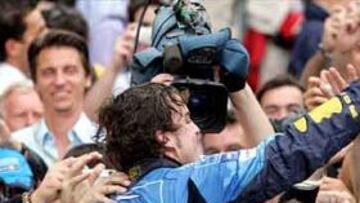 <B>EN UNA NUBE. </B>"Dentro de tres días me daré cuenta de lo que he hecho", apuntó el asturiano.