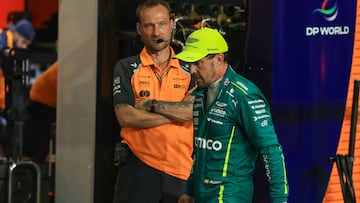 Fernando Alonso (Aston Martin). Yeda, Arabia Saudí. F1 2025.