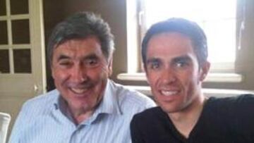 Eddy Merckx y Contador