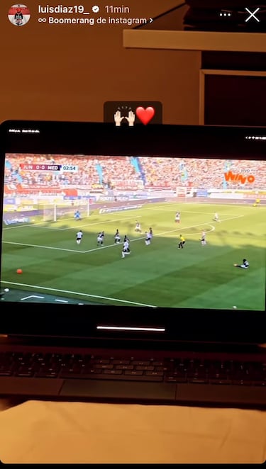 Luis Díaz, pendiente de Junior desde Liverpool