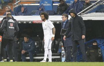 Marcelo vuelve después de su lesión.