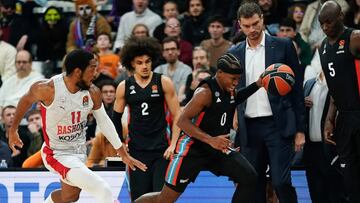 Imagen del Paris Basketball contra el Baskonia.