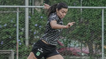 Yoreli Rincón, refuerzo de Atlético Nacional para la Copa Libertadores 2023.