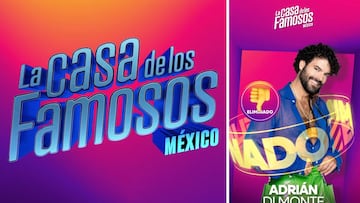 Adrián Di Monte es el segundo eliminado de La Casa de los Famosos México.