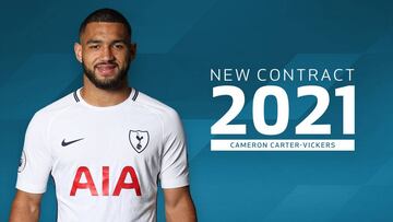 Cameron Carter-Vickers alargó su vinculación con el Tottenham